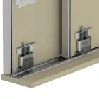 ریل 80 کیلویی براق دو لاین روکار آلباتور مدل 150-7108-1410-3000