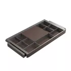 کشو لباس زیر عرض 90 طوسی تیره رونیا مدل 6180390 سری هرا