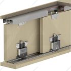 مکانیزم سنتی درب های کمد دیواری ریلی قابل رگلاژبرند آلباتور مدل M03 7030 SFT