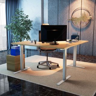 میز سه پایه برقی L فرم ساده فانتونی مدل T201