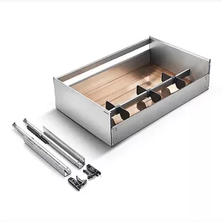 سبد کشویی عرض 900 میلی متر استیل هایگلد مدل HGD-303781 سری قیدورا